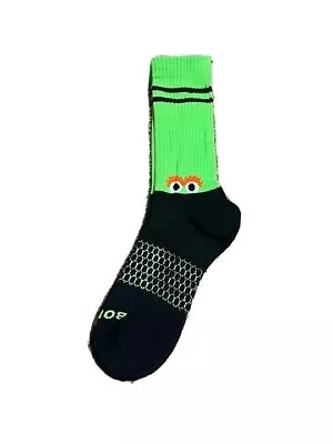 Bombas Sesame Street Calf Crew Socks Oscar The Grouch Unisex Medium 3 Pairs • £35.68