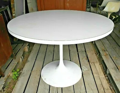 $395 • Buy Mid Century Modern Saarinen Round Top Tulip Dining Table
