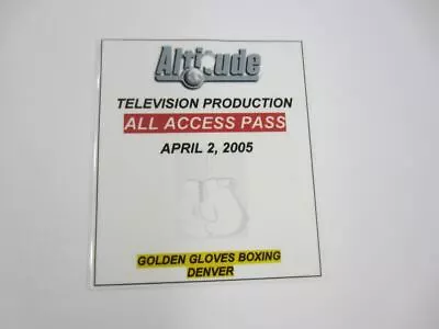 #45 ALTITUDE GOLDEN GLOVES BOXING Denver Press Pass Boxing Media Credential • $9.99