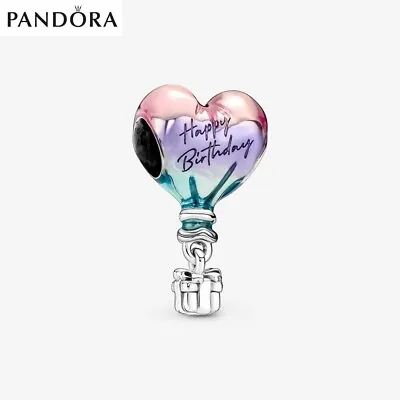 PANDORA ALE S925 Genuine Happy Birthday Hot Air Balloon Charm WITH Gift Box • £13.50