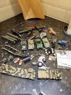 £30 • Buy Airfix 1/72 Scale Military Vehicles Bundle Joblot Spares And Repairs Bits And...