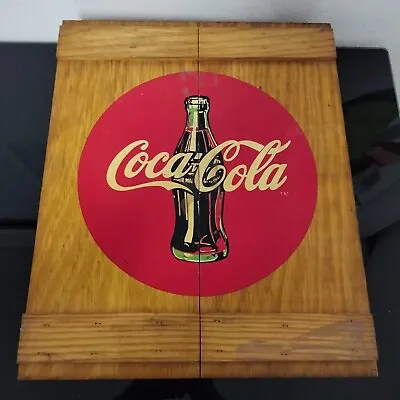 Old Wood Coca-Cola Crate Cabinet Vintage Soda Crate • $37.99