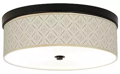 Moroccan Diamonds Giclee Energy Efficient Bronze Ceiling Light • $149.99