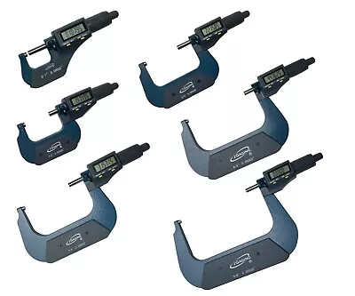 IGaging 0-6  Digital Electronic Micrometer Set 0-1  1-2  2-3  3-4  4 W/case • $429.95