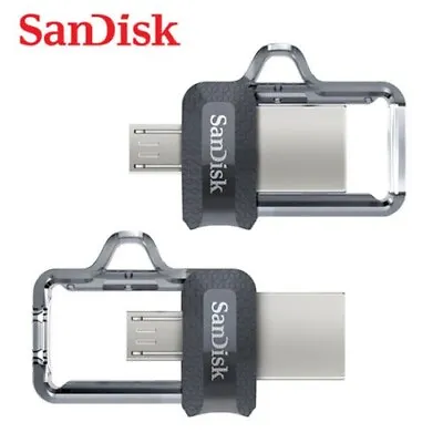 2x SanDisk 128GB OTG USB 3.0 To M3.0 Micro Flash Drive For Android SDDD3-128G • $30.85