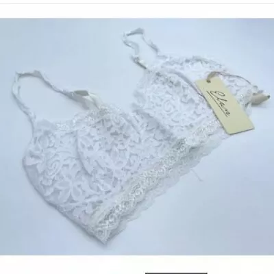 Elan White Lace Bralette Size S NWT! • $5.99