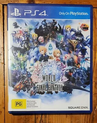 World Of Final Fantasy - PS4 Game PAL VGC  Disc Mint No Manual • $22