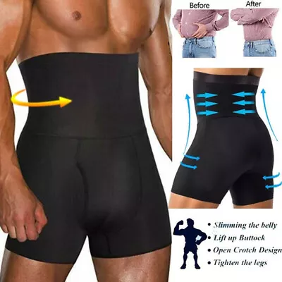 Faja Colombiana Para Hombre High Waist Stomach Shaper Boxer Men Briefs Shapewear • $9.49