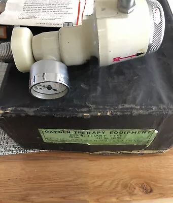 £30 • Buy Vintage BOC British Oxygen Gases LTD Oxygen Therapy Equipment Gauge Original Box