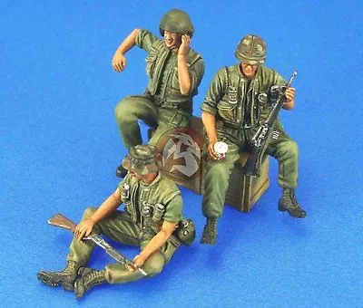 Legend 1/35 US Army AFV Crew Set In Vietnam War (3 Figures) [Resin Model] LF0107 • $33.22