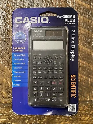 Casio FX-300MS PLUS 2 Line Display Scientific Calculator 2nd Edition NEW • $18.53