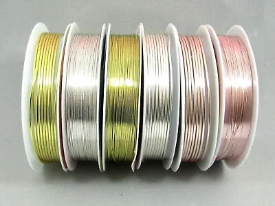 NON Tarnish COPPER Brass Artistic Beading WIRE For Jewellery Craft DIY 0.2 - 1mm • $8.95