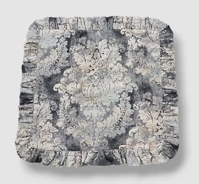 $232 Sherry Kline Home Gray European Monterey Floral Sham 26  X 26  • $73.98