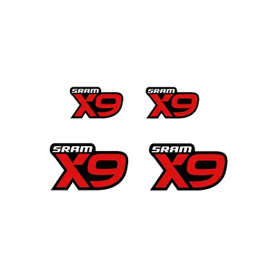 STAR SAM® STICKERS SRAM X9 Bike Shifter STICKERS BIKE STICKER • $8.40