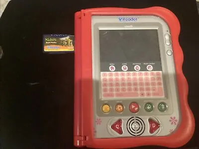 VTech VReader Animated E-Book System Video Game Pink Console W/ Game Tested • $12.99