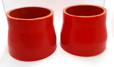 X2 Red Silicone Reducer Coupler 3  To 2.75  4 Layer Nylon Reinforced 76 To 70mm • $11.95