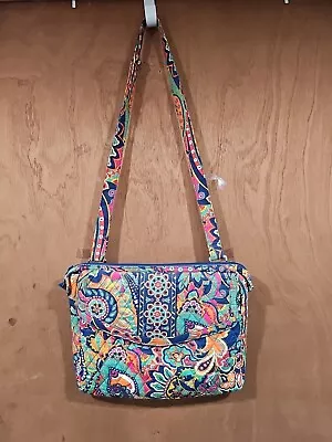 Vera Bradley Clare Crossbody Bag In  Venetian Paisley  Pattern • $24.99