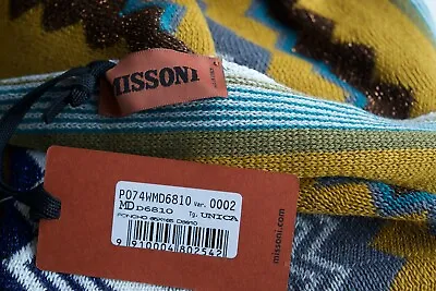  NEW AUTHENTIC MISSONI  Tasselled WOOL MIX  PONCHO / Throw WOOL Mix   WOW £375 • $186.90