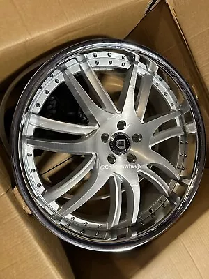 24  Inch 24x9 Silver Brushed Lexani Profile 5x114.3 5x4.5 Wheels Rims • $2760.80