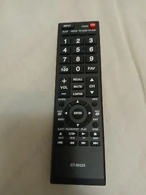 $6.99 • Buy New TV Remote Control CT-90325 For Toshiba 50L2200U 37E20 22AV600 32C120U