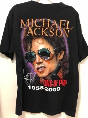 Michael Jackson Shirt Black Unisex  Size XL Pullover Short Sleeve   • $40