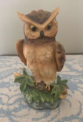 Vintage Collectable Maruri Great Horned Owl Figurine / Ornament • $8.87