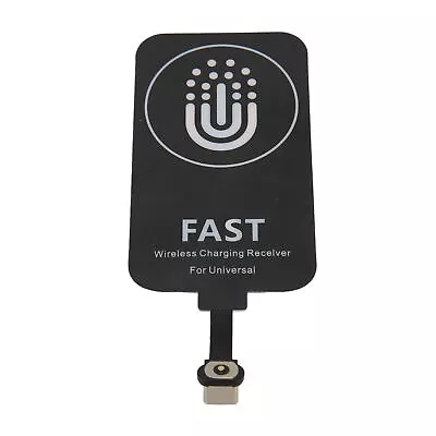 Thin Wireless Charging Receiver Type C Magnetic Suction Dual Purpose Fast • £9.35