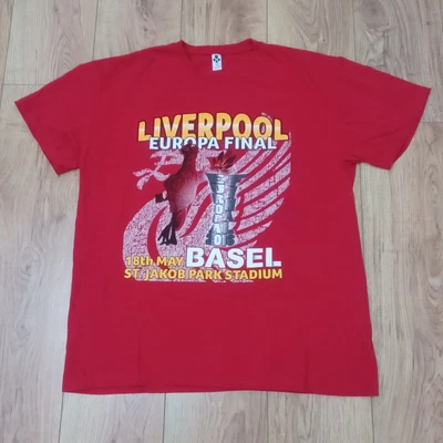 £7.99 • Buy Liverpool Football Club Vintage 2016 Europa League Final T-Shirt Top - Size XL