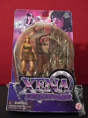 Xena 1998 Gabrielle Orphan Of War W/ Staff Attack Action Figure Sealed W/ Dmg • $19.50