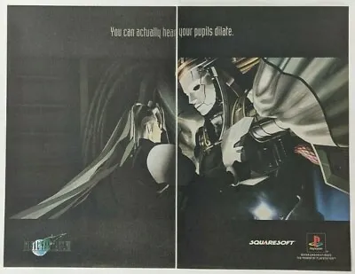 Final Fantasy VII 7 Print Ad Game Poster Art PROMO Original FF7 PS1 Jenova Cloud • $13.99