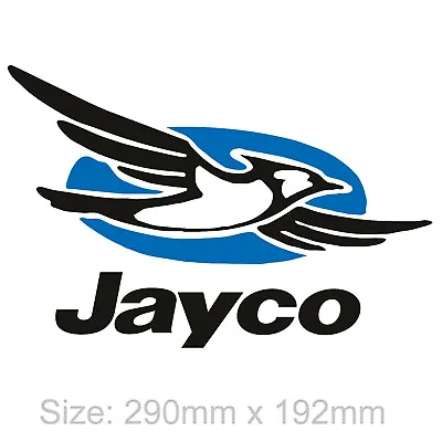 Jayco Sticker 290mm Long - HIGH QUALITY Caravan Decal Logo Trailer Camper • $10.90