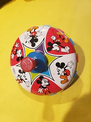 Vintage Straco Walt Disney Mickey Mouse Metal Tin Spinning Toy Top 1978 WDP • $25