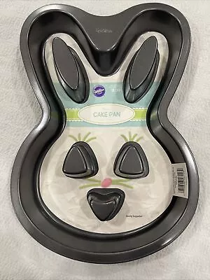 WILTON BUNNY/RABBIT EASTER CAKE PAN 2105-6158 NON-STICK  12  X 8  X 2  BRAND NEW • £7.71