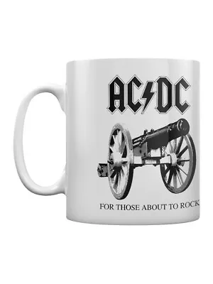£10.75 • Buy AC/DC Mug Those About To Rock Tea And Coffee White