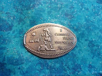 I CLIMBED STONE MOUNTAIN ATLANTA Elongated Pressed Smashed Penny 22 • $2.33