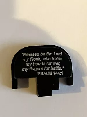 Fixxxer S&W Slide Cover Plate  M&P 9 40 45 Full Size / Compact - Psalms 144:1 • $12.99