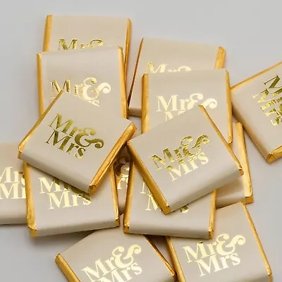 Mr & Mrs Chocolate 100 Neapolitans For  Party Table Sweets Wedding Events • £26.49