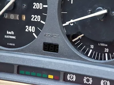 BMW E30 Instrument Cluster Check Light Voltmeter Add-On Mount Voltage Display • $42