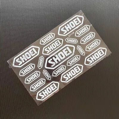 Motorcycle Helmet Emblem Decal For Shoei Bike Fuel Tank PVC Racing Badge Sticker • $10.93