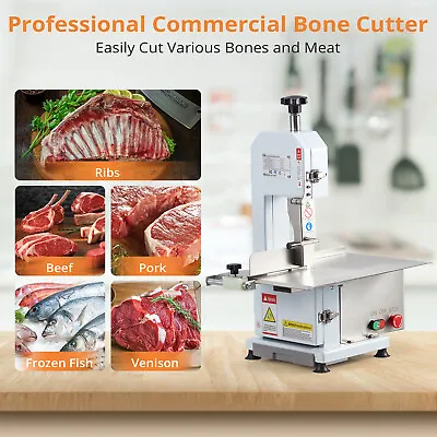 Commercial Electric Meat Bone Saw Butcher Band Saw Cutting Machine W/ Workbench  • $370.49