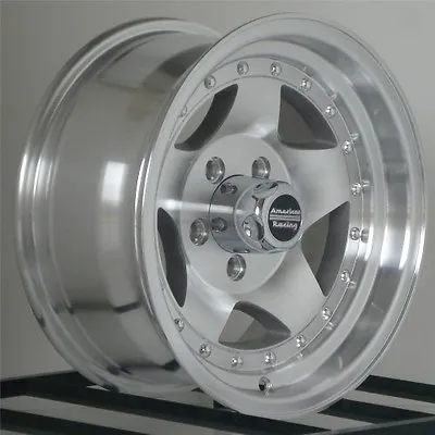 15 Inch Silver Wheels Rims American Racing AR23 AR235883 15x8  6 Lug Set Of 4 • $664