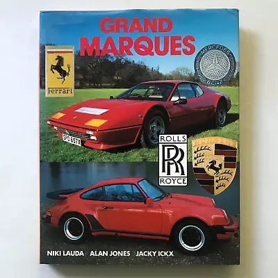 Grand Marques By Nikki Lauda Alan Jones Jacky Ickx Hardcover Picture Book Cars • $39.90