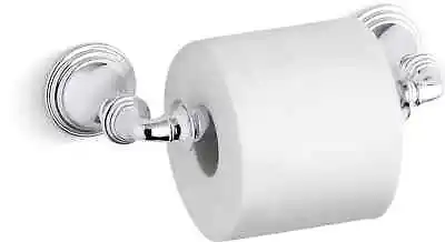 $22 • Buy Devonshire Wall-Mount Toilet Paper Holder Vibrant Polished Nickel 10554-SN 