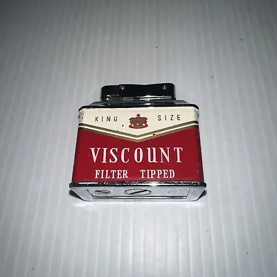 Vintage Viscount Filter Tipped Gas Filled Lighter As Is • $35