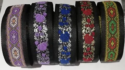 2  Wide / 1.5  Wide Greyhound House Dog Collar Adjusts - Lurcher Saluki Pods • £12.50