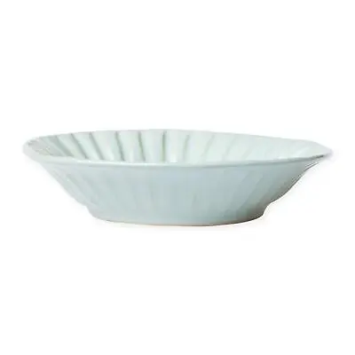 Vietri Incanto Stone Aqua Stripe Pasta Bowl Set Of 2 NEW • $80