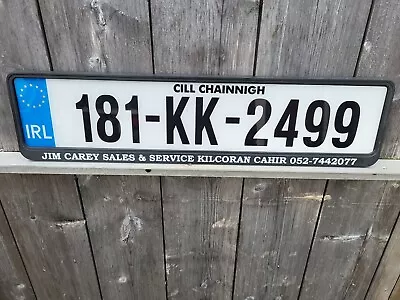 Genuine Ireland License Plate From County Kilkenny 181 KK 2499 Carey • $19.99