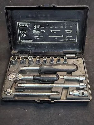 Vintage Hazet Socket Set 1/4  Drive 852AN West Germany VW Mechanic Tools • $170