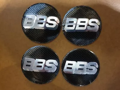 BBS Wheel Centre Emblem - Self Adhesive Badge Carbon AMG FT86 BRZ STI BMW AUDI • $35