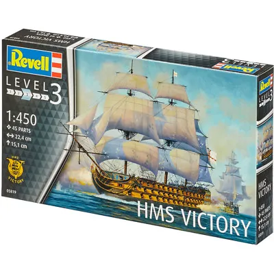 £13.99 • Buy Revell 05819 HMS Victory Battle Of Trafalgar Ship Plastic Model Kit 1:450